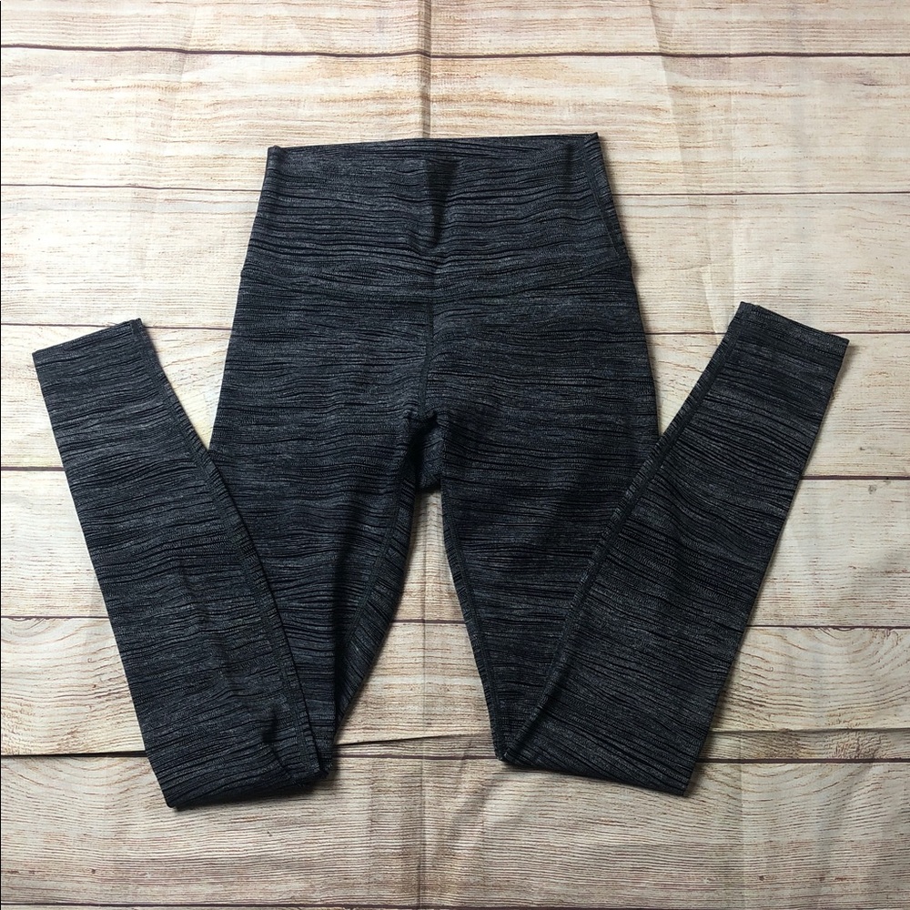 Lululemon Wunder Under Gray High-Waisted‎ Leggings